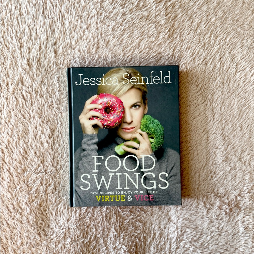 Jessica Seinfeld Food Swings Cookbook - Black Cover